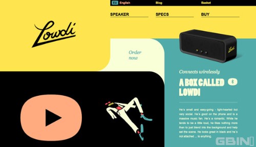 創意味兒(ér)十足的(de)web布局及交互設計(jì)